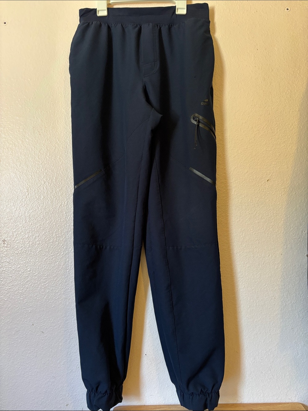 Reebok Men's Breakthrough Tech Cargo Joggers - Navy Blue - Size Small